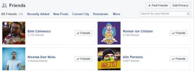 prieteni pe Facebook