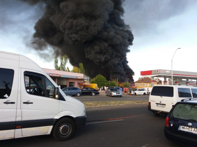 incendiul de la depozitul de mase plastice